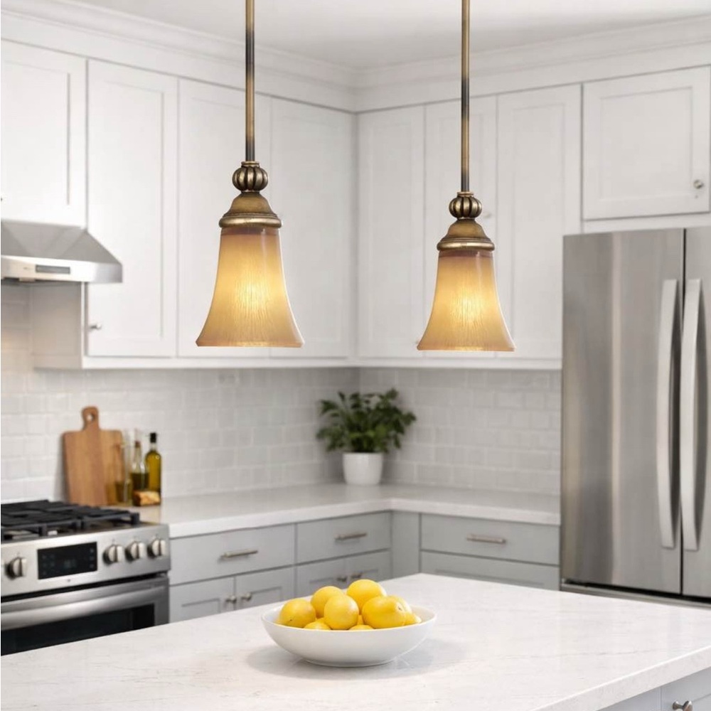 1-Light Caffe Patina Mini Pendant